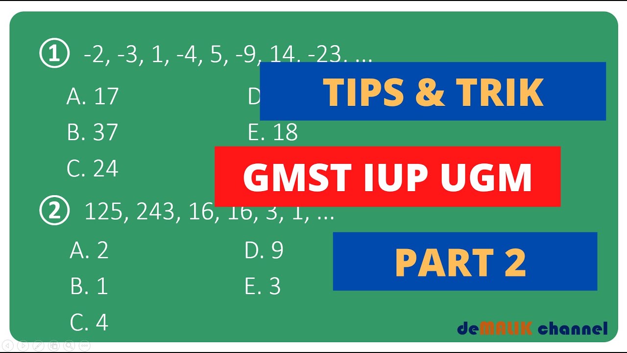 KELAS INTERNASIONAL (IUP) UGM. Mau tahu contoh soal ujian masuknya? (Part 2)