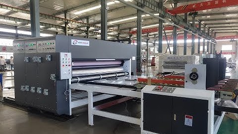 YK-1424 Auto Feeder Chain type One Color Printer Slotter Machine | YIKE GROUP |