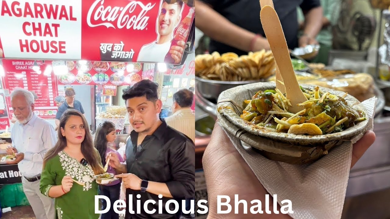 Agra's Famous Chat | Delicious Bhalla | Chat Gali | Sadar Bazar Agra