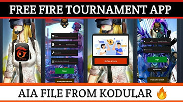 Free Fire Tournament App - AIA File - Kodular - 🔥