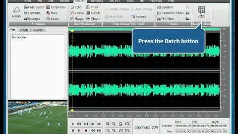 How to apply smart Vuvuzela Remover using AVS Audio Editor?