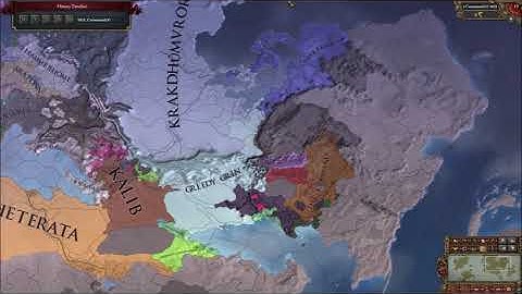 EU4 Anbennar Timelapse