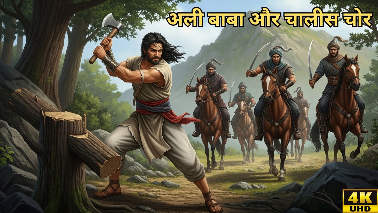 अली बाबा और चालीस चोर की रोमांचक कहानी  #HindiKahani #AdventureStories