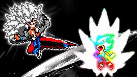 Xeno Goku V3 OP (all form) VS Sonic Chaos V3 RN OP (all form) in Jump Force Mugen