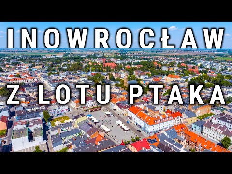 Inowrocław z lotu ptaka | Inowrocław z drona | 4K | POLAND ON AIR