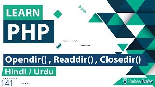 PHP OpenDir, ReadDir, CloseDir Functions Tutorial in Hindi / Urdu