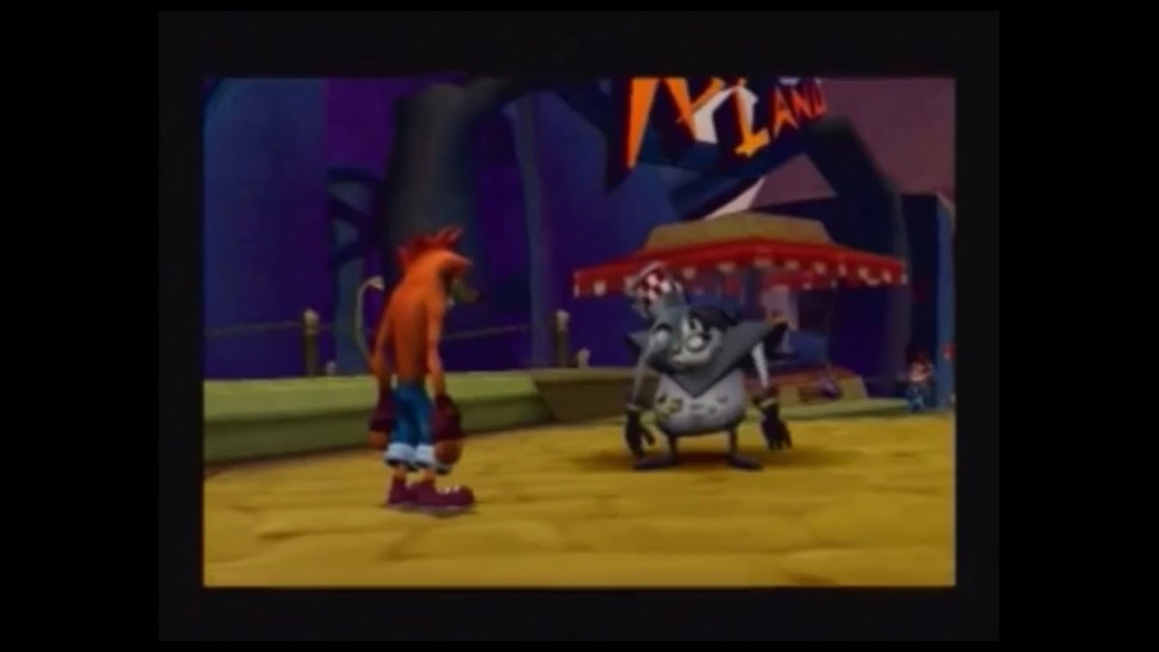 Crash Bandicoot meets N. Gin. (Crash Tag Team Racing)