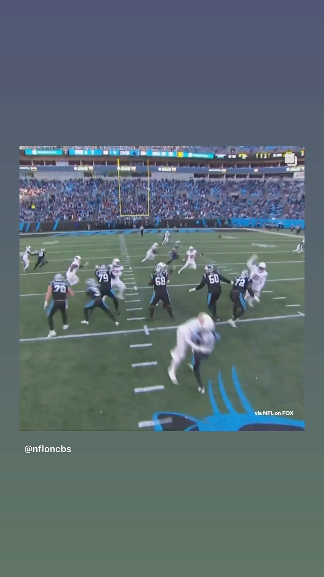 Take one to the teeth ? #hoodnews #bryceyoung #panthers #arizonacardinals #football #omg #how #wow