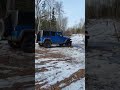 Dame jeep hahah just needed alittle pull remember kids dont play on ice ha 