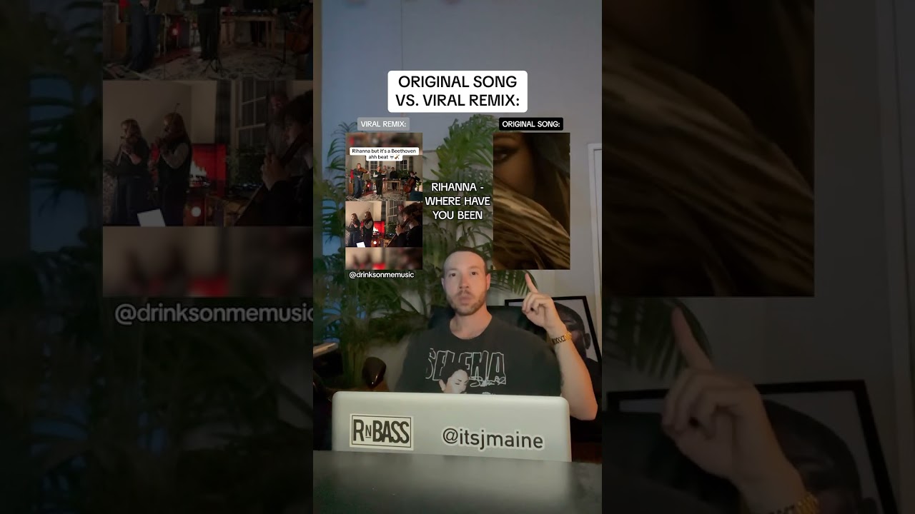 Viral Remix Vs. Original Song: Rihanna &ldquo;Where Have You Been&rdquo; #shorts