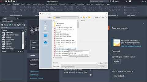 1. CREATING A NEW DRAWING DOCUMENT in AutoCAD Electrical