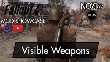 Fallout 4 Mod Showcase - Visible Weapons by registrator2000 (includes setup)