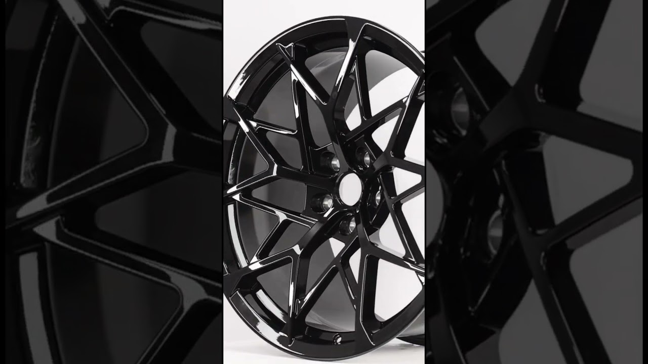 Modern Muscle M1R wheels - Gloss black deep concave for Mustang GT 19x10 / 19x11