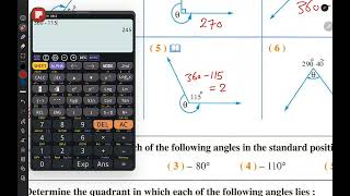 Exercise 7 Directed angle senior one first term trig