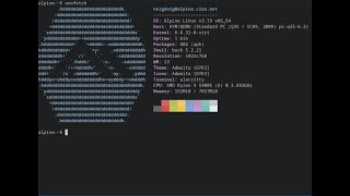 I Try to Build Alpine Linux on A VM