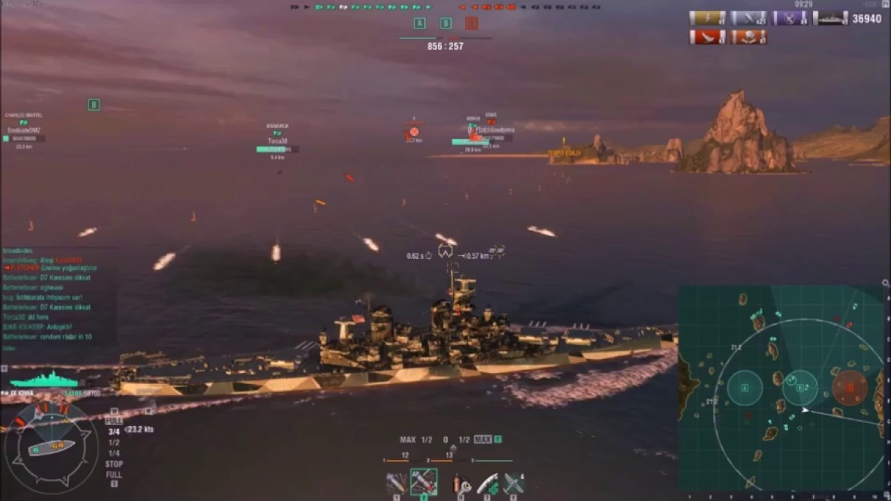 world of warships how to aim iowa