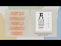 Prueba de Snellen para Evaluar la Agudeza Visual