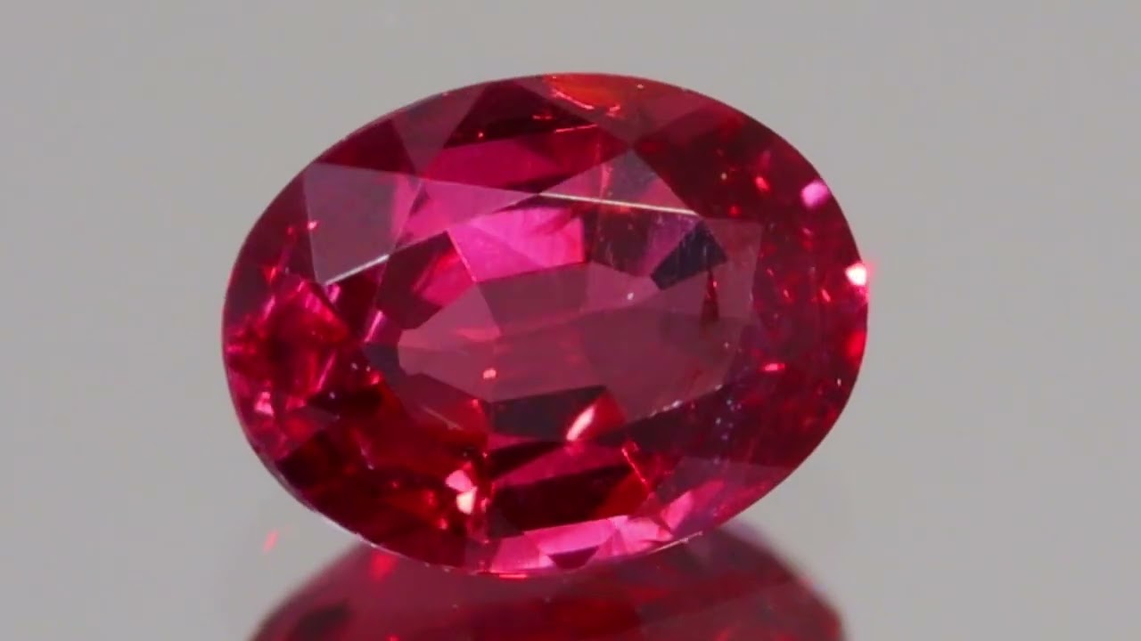 天然ルビー 0.18ct 【非加熱】モザンビーク 鑑別付