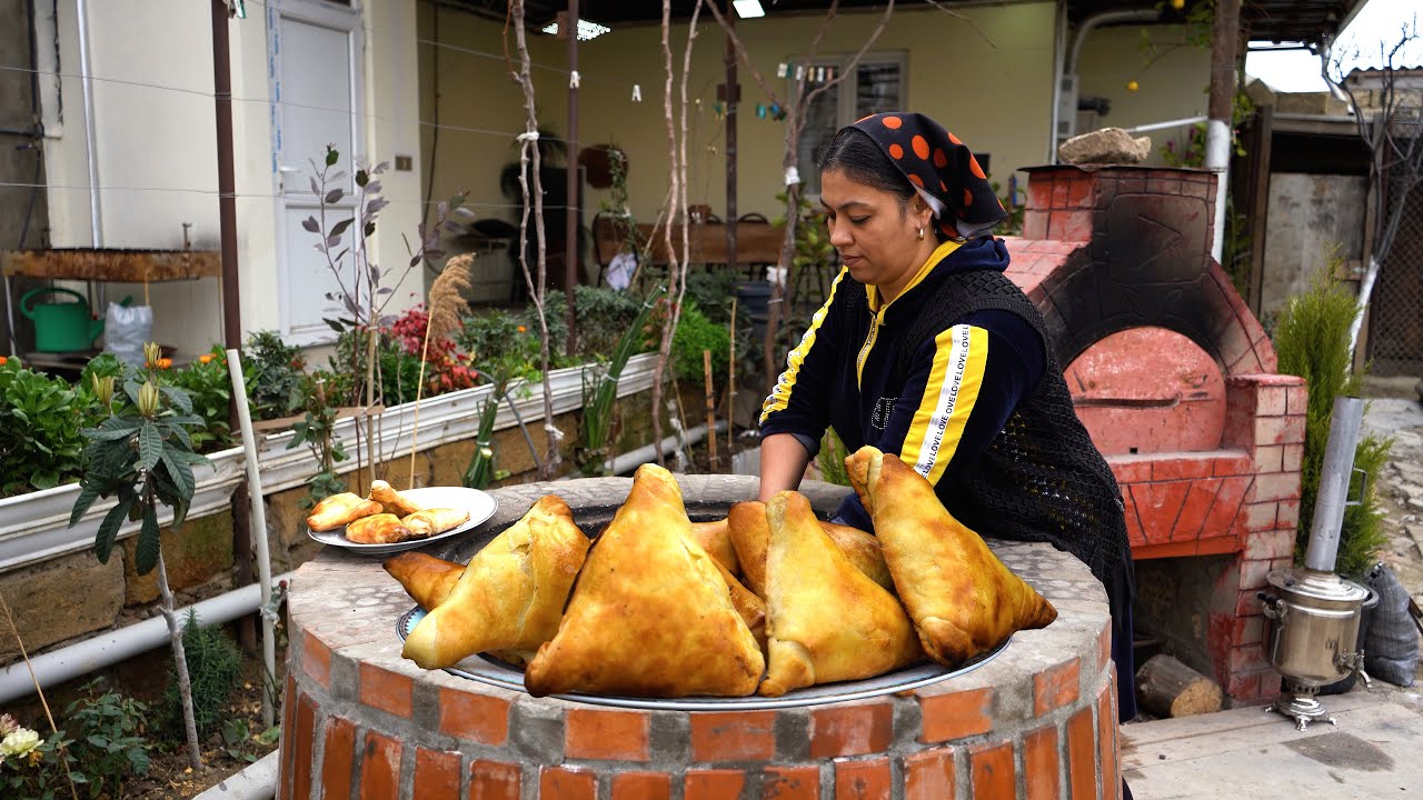 Street Food Cooking At Home Uzbek Samsa In Tandoor Sold Pieces