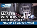 How to Replace Master Window Switch 1994-2002 Dodge Ram 1500