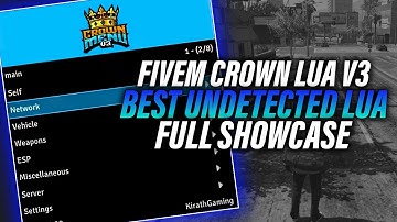 The Best Undetected FiveM Lua (Crown V3) Full Showcase