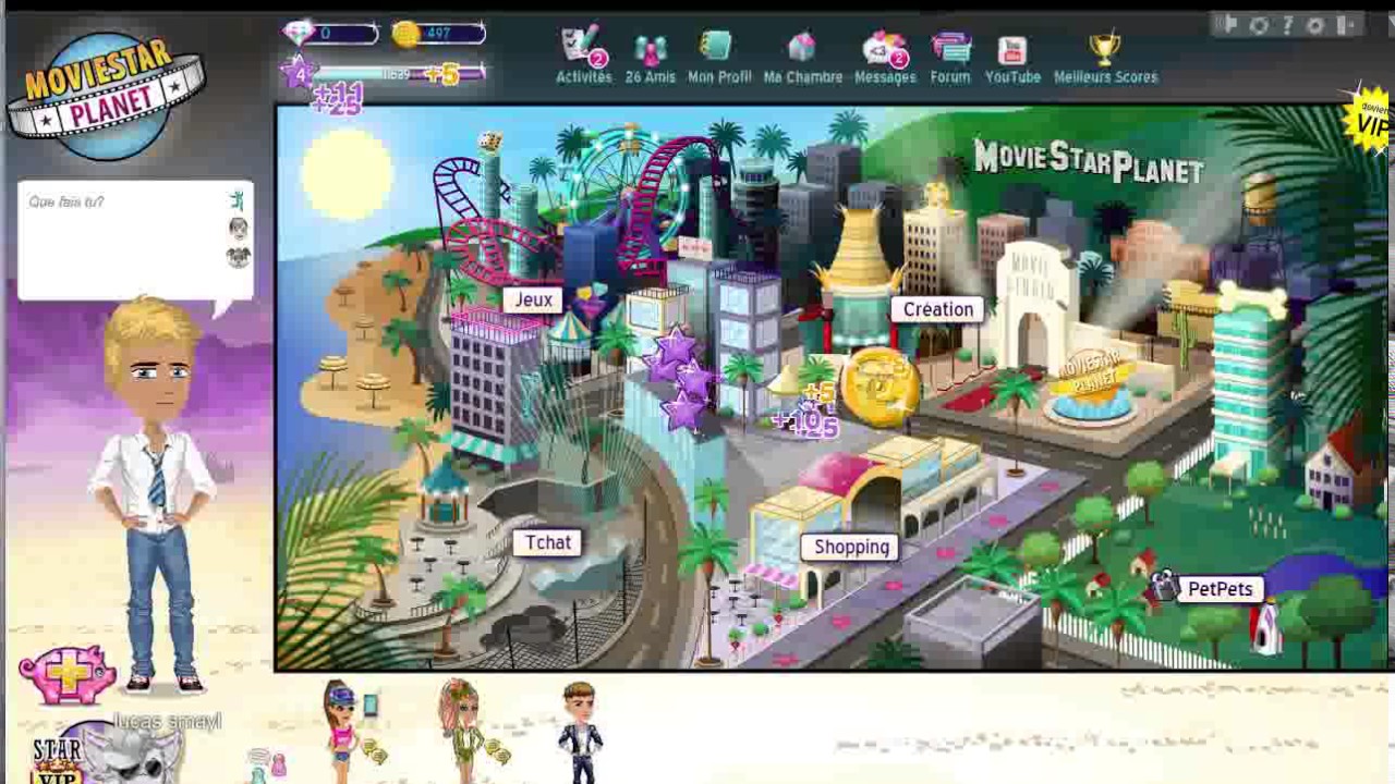 Moviestarplanet Comment avoir des vêtements gratuits MSP - YouTube