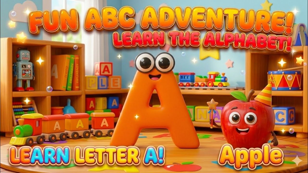 Baby's First ABCs Easy Alphabet Sing-Along & Letter Sounds - YouTube