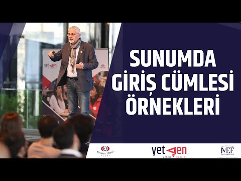 Sunum Giriş Cümlesi Örnekleri | Sunumda Açılış Konuşması #4