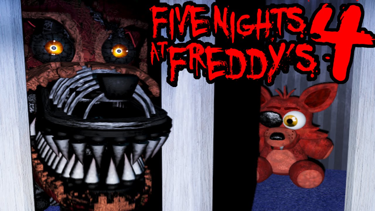 Five Nights at Freddy's 4 (NIGHT 3 & NIGHT 4) Gameplay Walkthrough Blind  PART 2 Foxy Killer Cupcake 