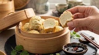 SOFT AND CHEWY!! STEAMED CHICKEN SHRIMP TOFU MEATBALL RECIPE!! PERFECT BUSINESS IDEA screenshot 3