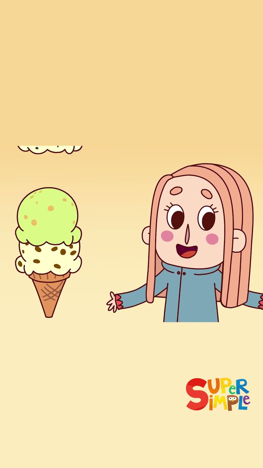 What's Your Favorite Flavor Of Ice Cream? #kidssongs #supersimplesongs #shorts