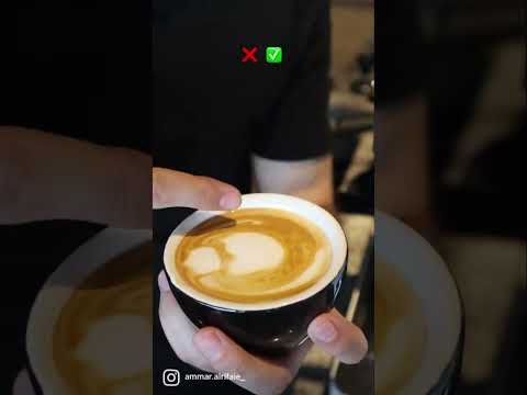 اسهل طريقة للرسم على القهوة     قهوة لاتيه ارت لاتيه بارد لاتيه