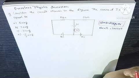 Consider the circuit shown in the figure.the current I3 is equal to