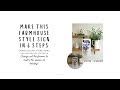 Hello Sunshine farmhouse sign (6 EASY STEPS)