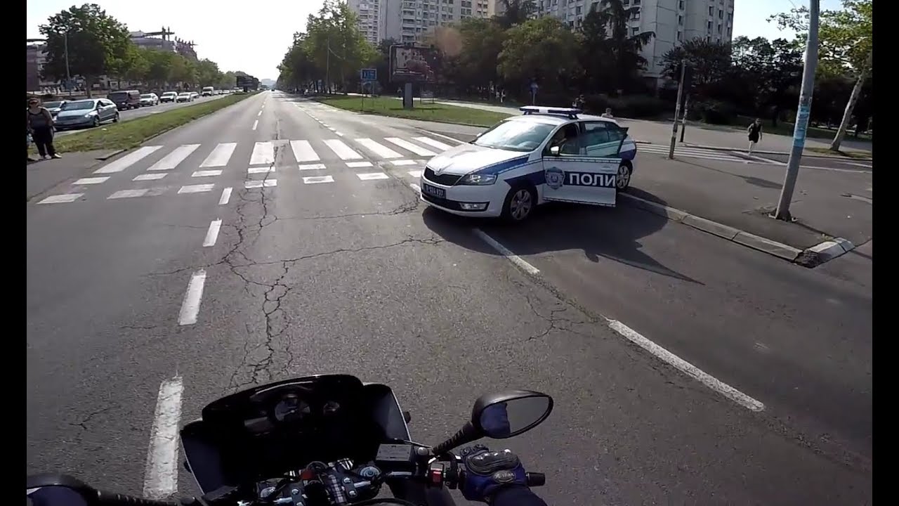 Beograd Subotom  na motoru Yamaha TDM 900 onboard