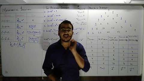 Ecat Maths Mathematical Induction & Binomial Theorem Lecture-1