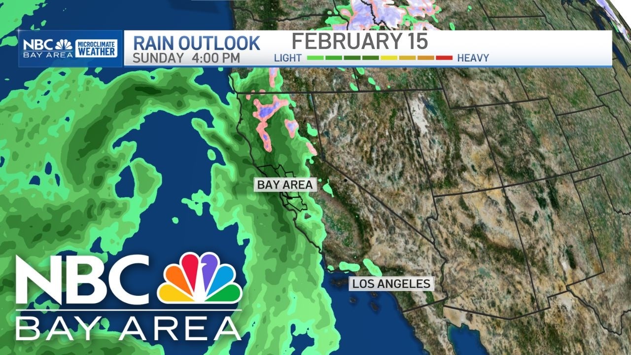Bay Area forecast: Clouds Saturday as storm arrives Sunday - YouTube