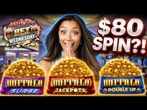 I Bet $80 A SPIN! On Buffalo Triple Power At Choctaw On Wild Bet Wednesday