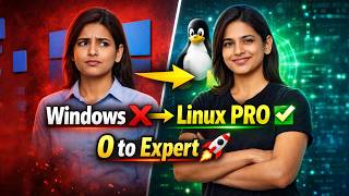 👉 Windows User se Linux Pro kaise bane? 🔥 Complete Roadmap in Hindi (Beginner to Advanced)