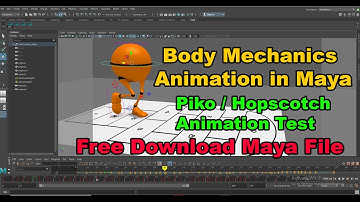 Maya animation I Piko I Hopscotch I Body Mechanics | DEXCGWORKS