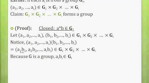 Modern Algebra (Abstract Algebra) Made Easy-Part 7-Direct Products/Finitely Generated Abelian Groups
