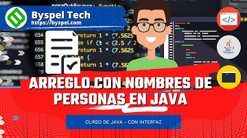 🚀 ARREGLO CON NOMBRES DE PERSONAS EN JAVA ✅ GUARDAR NOMBRES EN UN ARREGLO JAVA