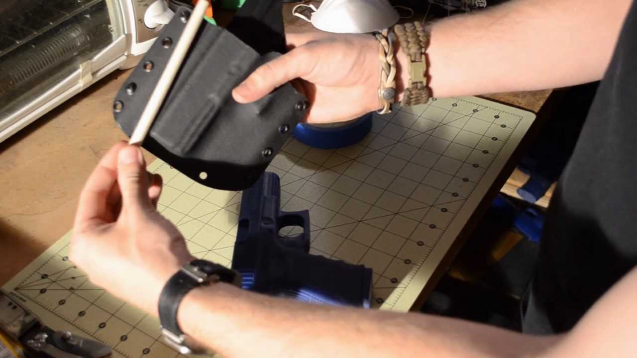 How toCustom Kydex Holster Makeing Part 1 from
