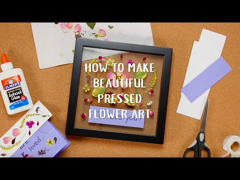 Easy Pressed Flowers Art — DIY DARLING