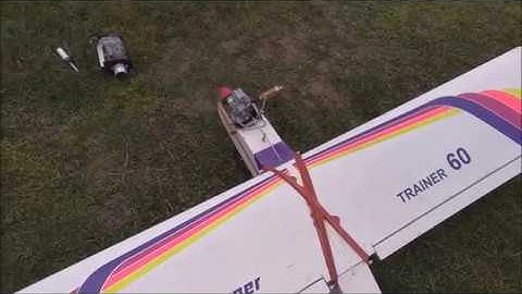 ASP FS91, ASP FS80 4-stroke  RC Model EngineGround Test and Flight Test