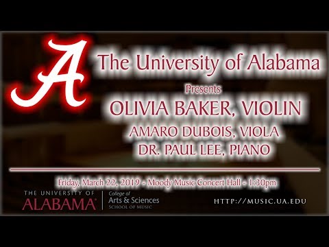 Olivia Baker DMA Recital 3/22/19 DMA Recital