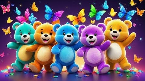 Four Teddy Bears Know Their Colors | Color Song for Kids | Learn Colors with Teddy Bears