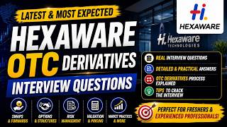 Hexaware OTC Derivatives Interview Questions &amp; Answers #Hexaware #InvestmentBanking #interviewpdf
