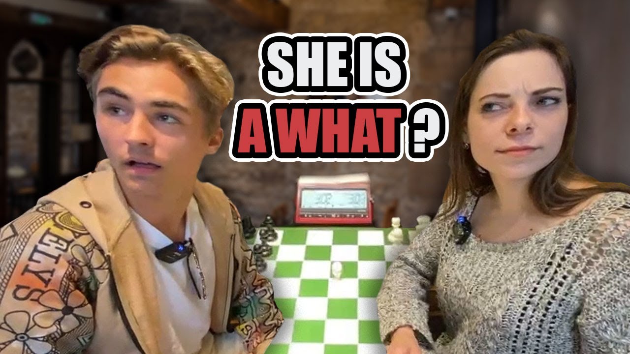 Headphone Alert!] WGM Dina Belenkaya hilariously hangs a mate in one after  being told by GothamChess that she's a great defender : r/chess