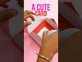 Cute Card for Valentine&#39;s Day #shorts #valentinesday #ytshorts #diy